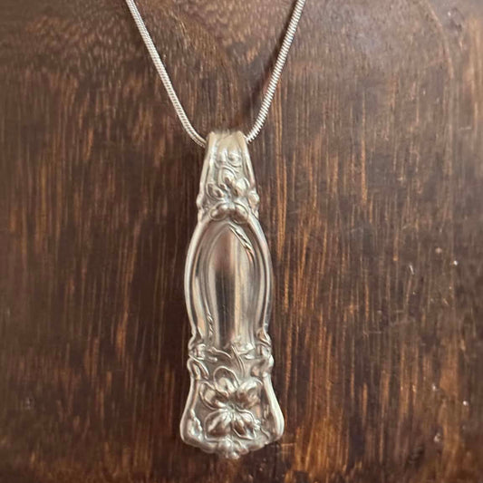 MOLLY MADE- Vintage 1900s Dessert Spoon Handle Pendant Necklace