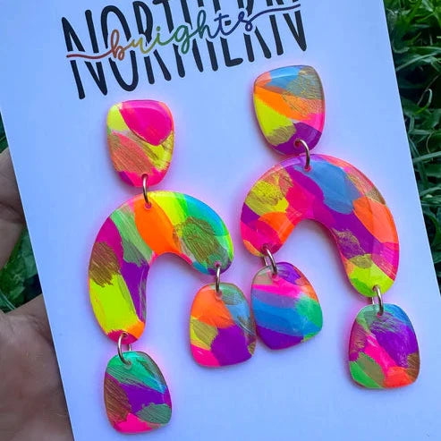 Northern Brights - Lulu Dangles - Neon Rainbow