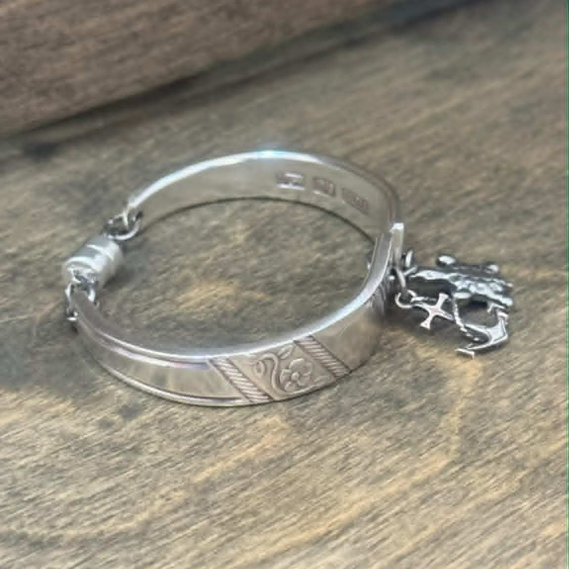 MOLLY MADE- 1950s Vintage Silverware Handle Bracelet