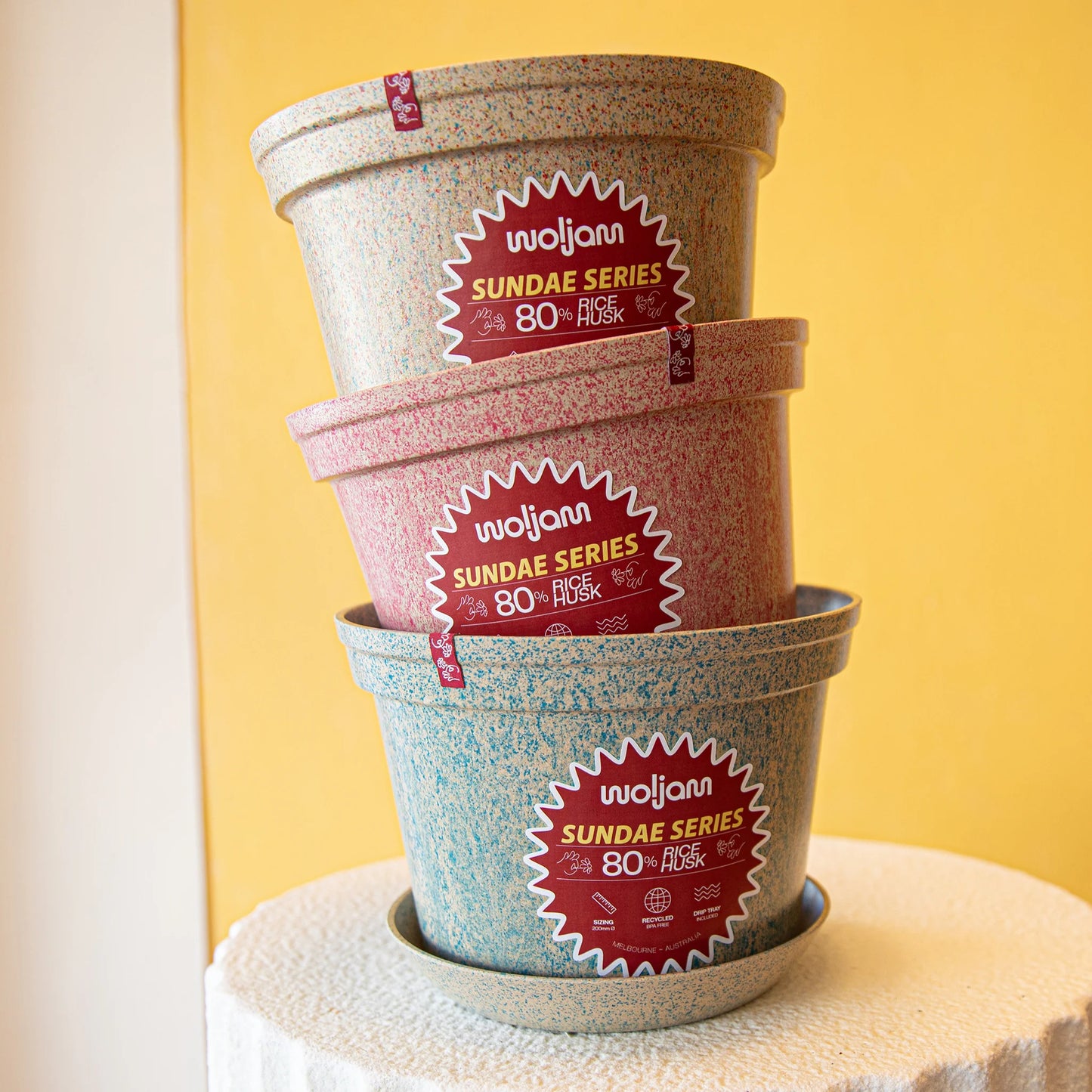 WOLJAM - Cherry - Sunday Series Plant Pot