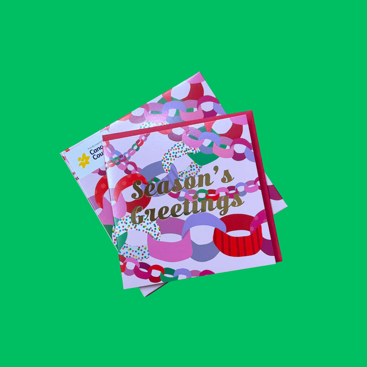 CANDLEBARK CREATIONS - "Paper Chain Greetings"- Box of 10 Cards