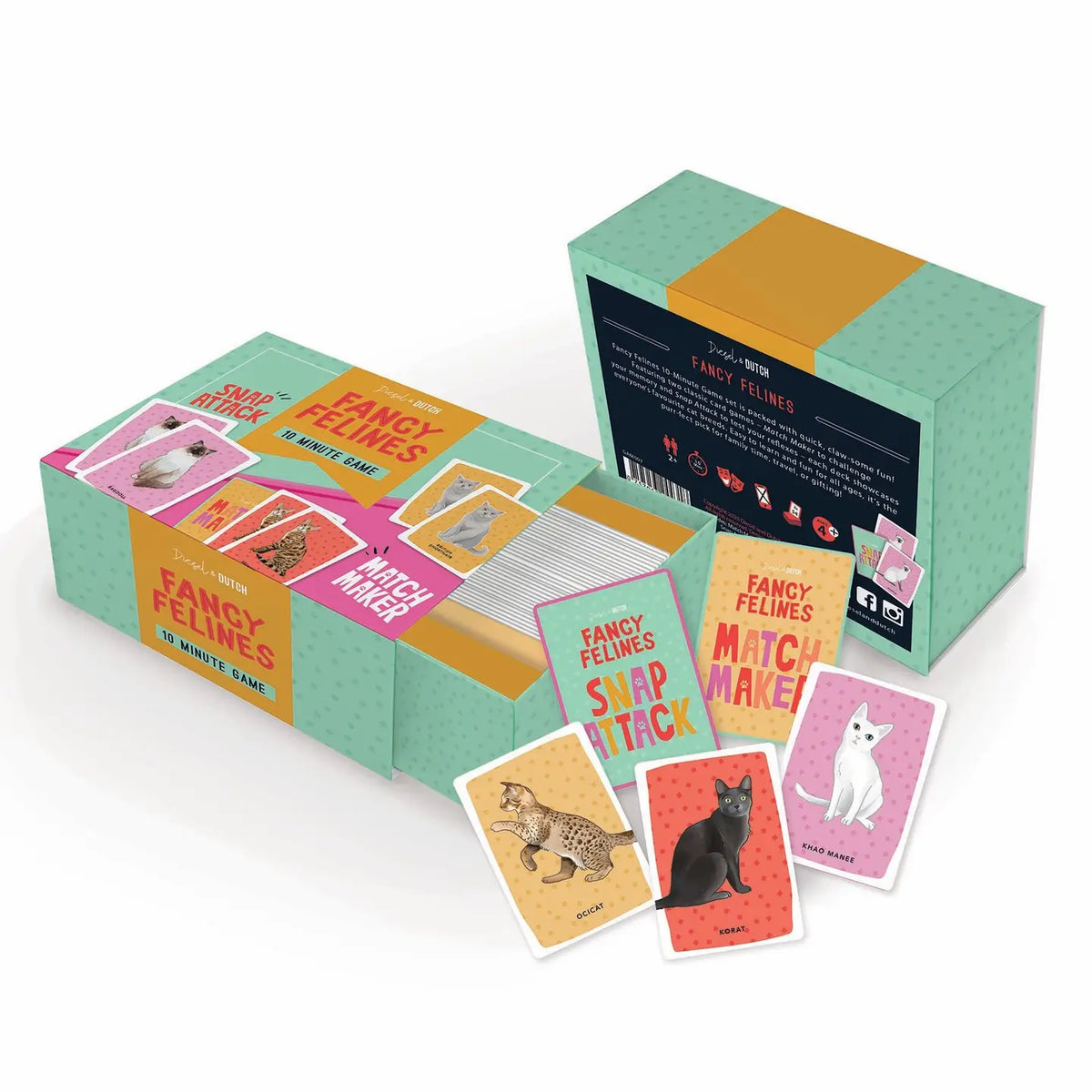 DIESEL AND DUTCH - FANCY FELINES 10 MINUTE GAMES SET