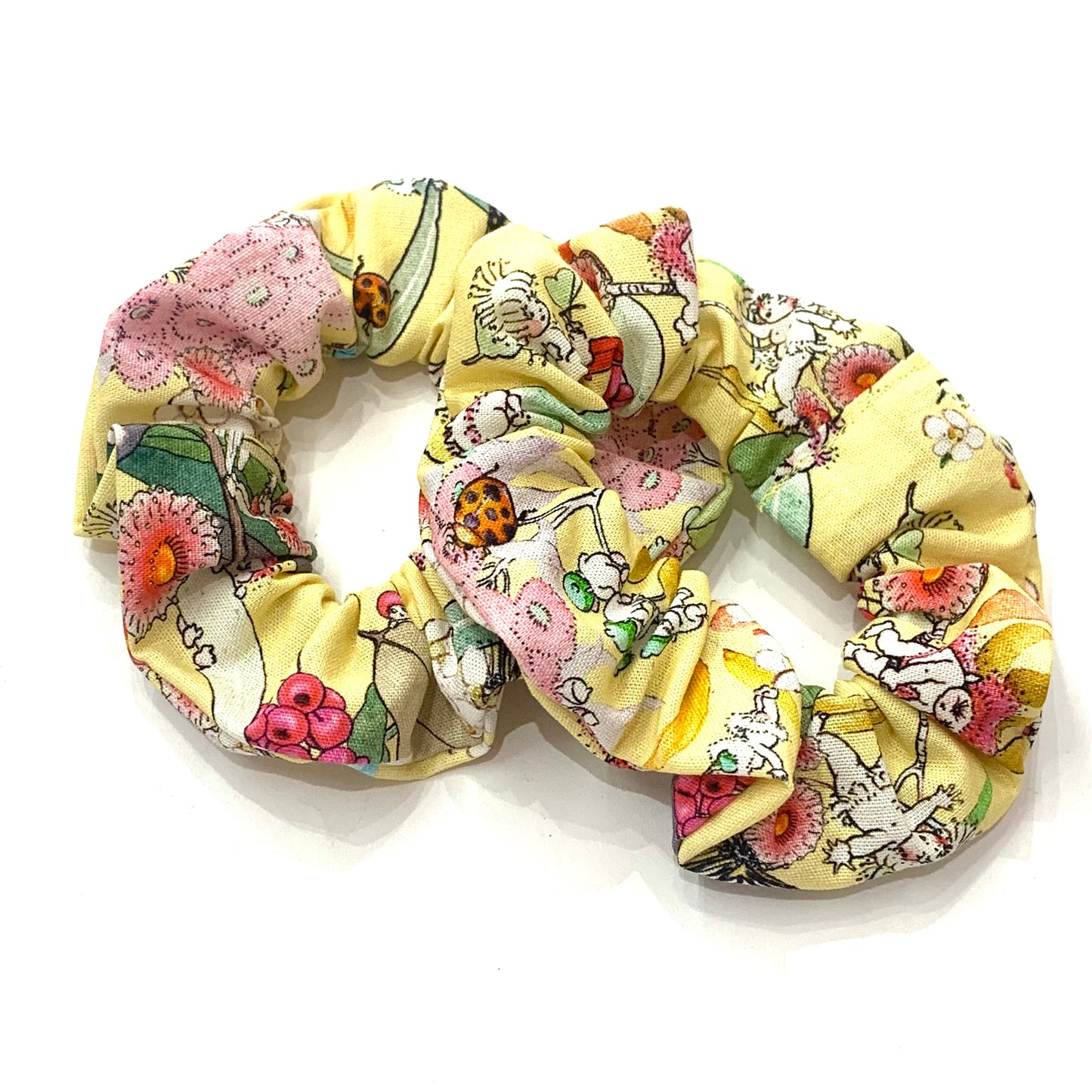 MAKIN' WHOOPEE - "Yellow Gumnut Babies" REGULAR SCRUNCHIE