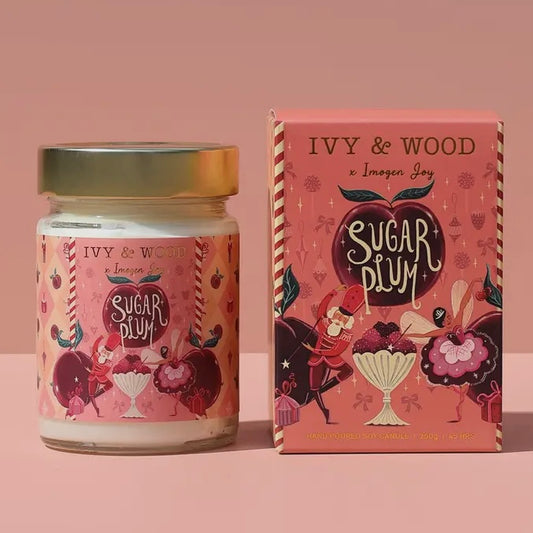 IVY & WOOD - "Sugar Plum"-Limited Edition Christmas Candle