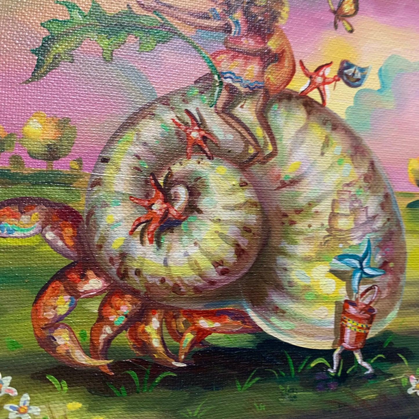 HAYLEY GILLESPIE - "Hermit's Day Out" ORIGINAL OIL PAINTING