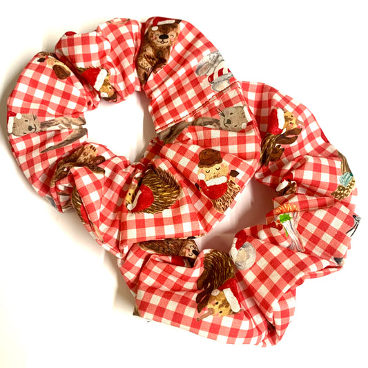 MUMMA WHOOPEE - Jumbo "Aussie Christmas Picnic" Christmas Scrunchies