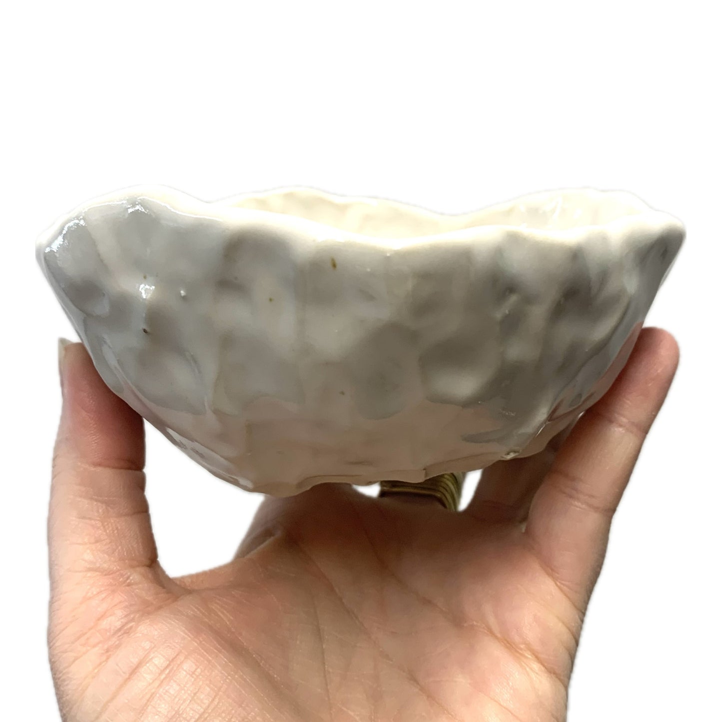 EARTH BY HAND- Midi Bowl - White Organic