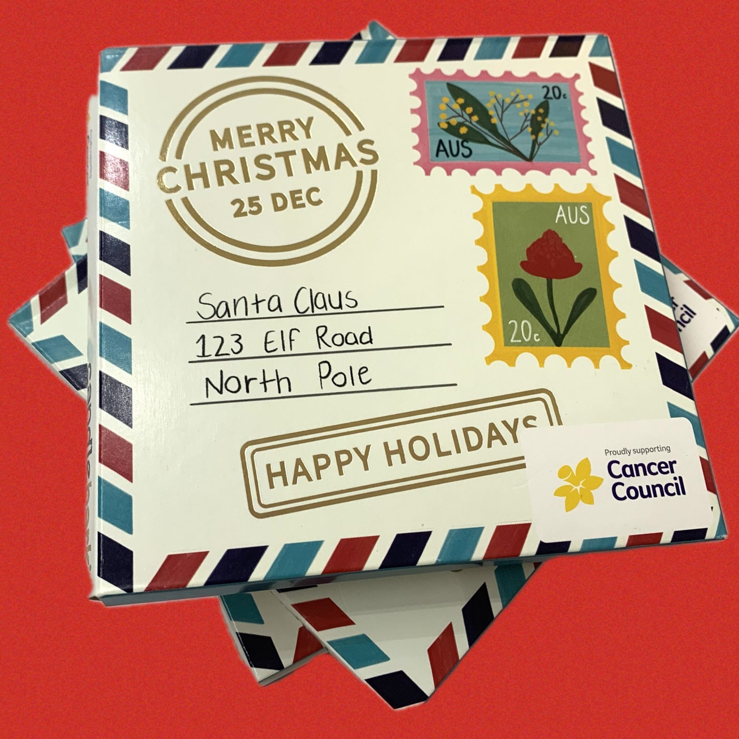 CANDLEBARK CREATIONS - "Postcard for Santa" - Box of 10 Cards