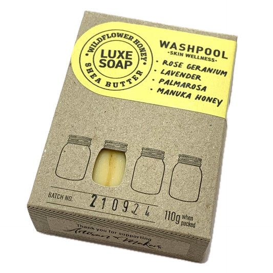 WASHPOOL SUPPLY CO-Wildflower Honey with Luxury Soap Bar with Shea Butter