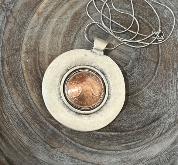 MOLLY MADE- "1964 Penny" Pendant Necklace