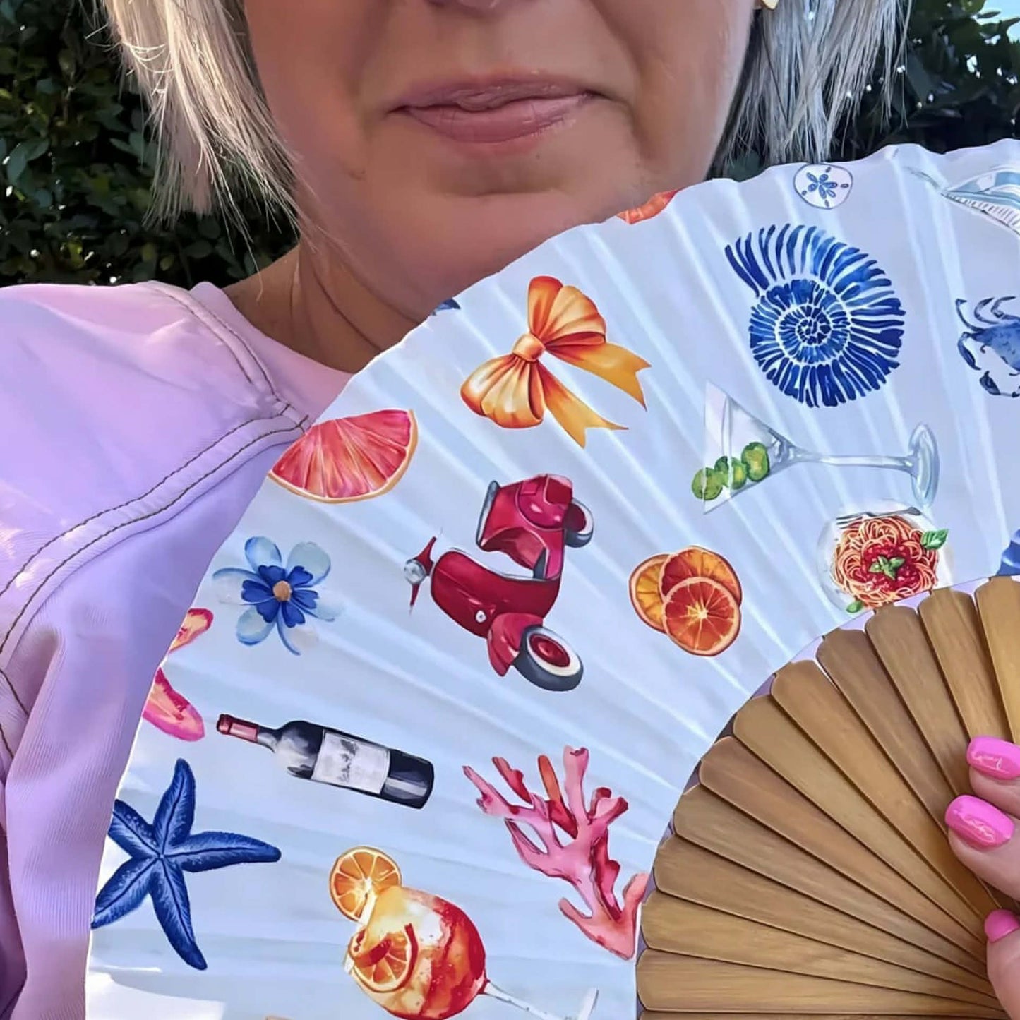 SISTA & CO. - BESPOKE HAND FANS - Take Me Away - Mini