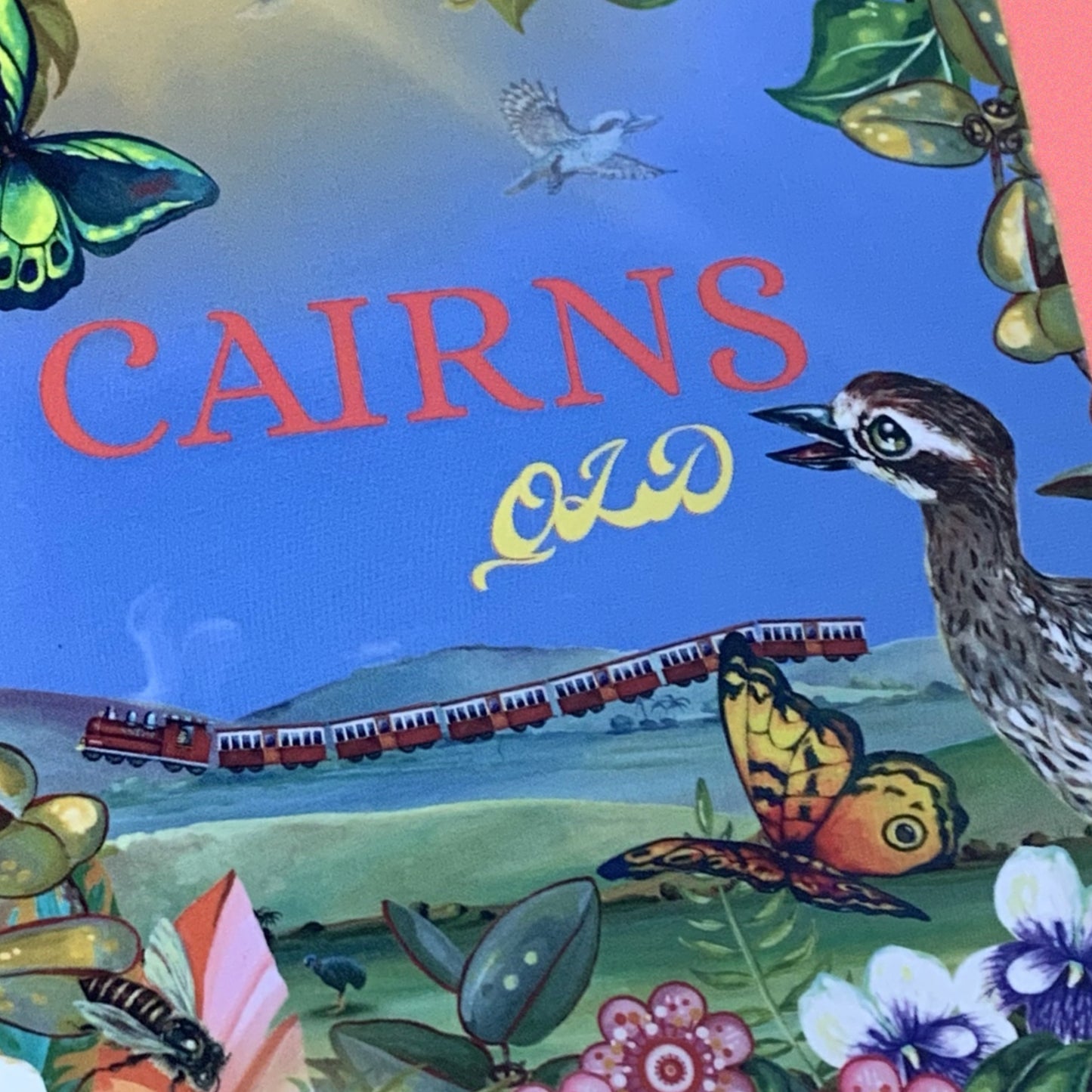 HAYLEY GILLESPIE - "KURANDA TRAIN & CURLEW” POSTCARD