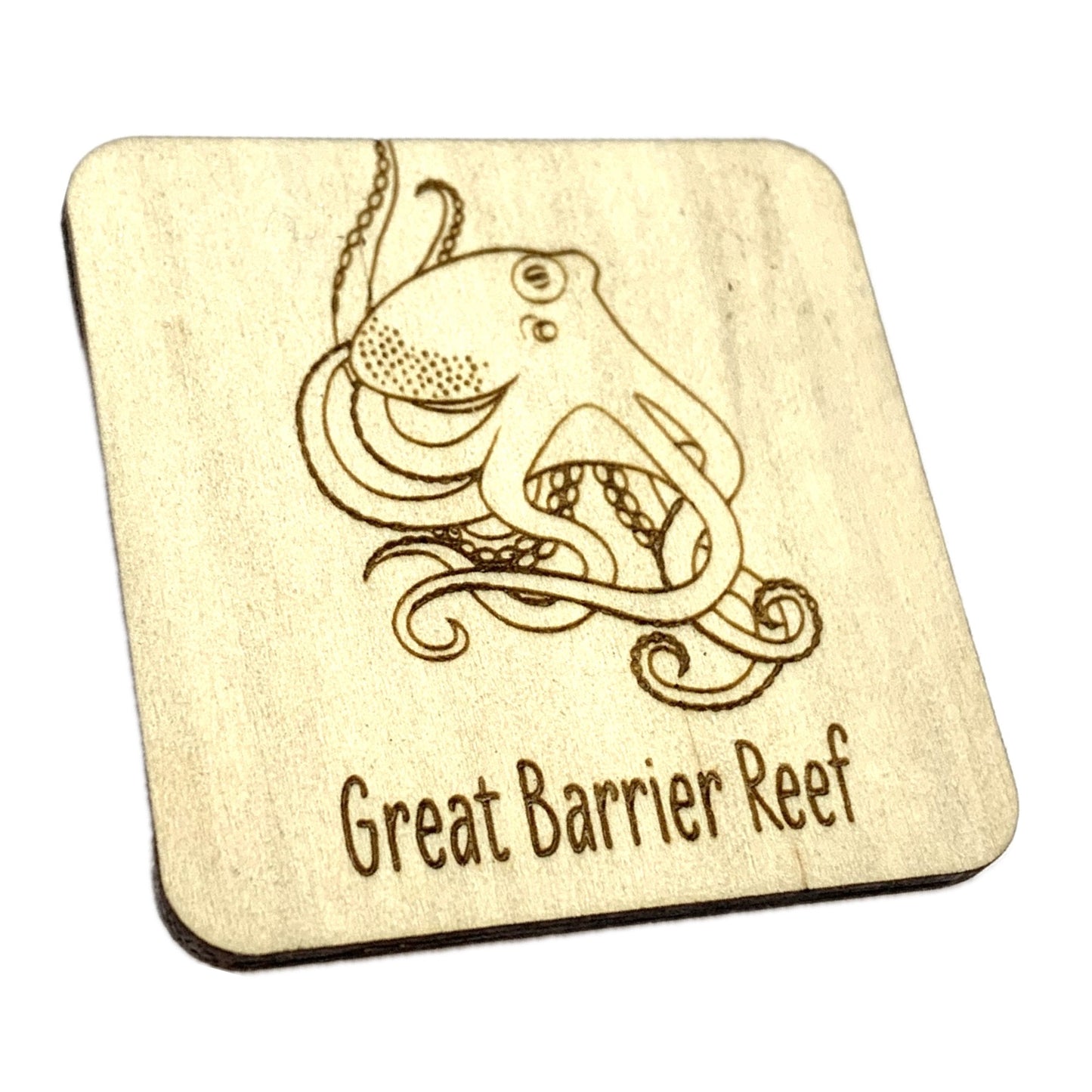 SAILFISH CREATIVE- "Octopus" Timber Magnet