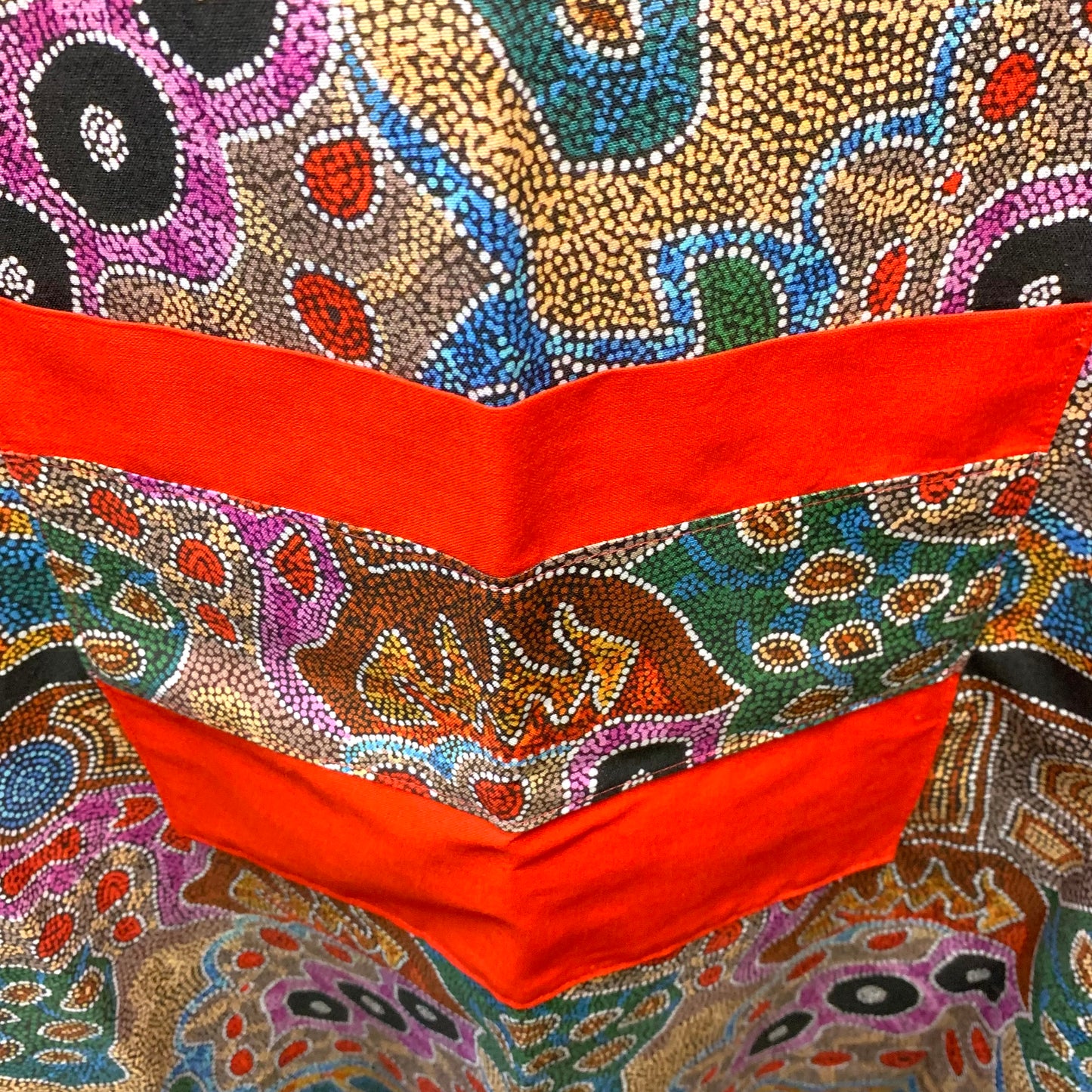 MUMMA WHOOPEE - "Rush Dreaming" FABRIC APRON- Warlukurlangu Fabric