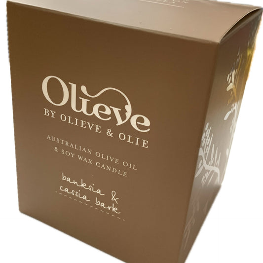OLIEVE AND OLIE- Banksia & Cassia Bark- Ceramic Candle