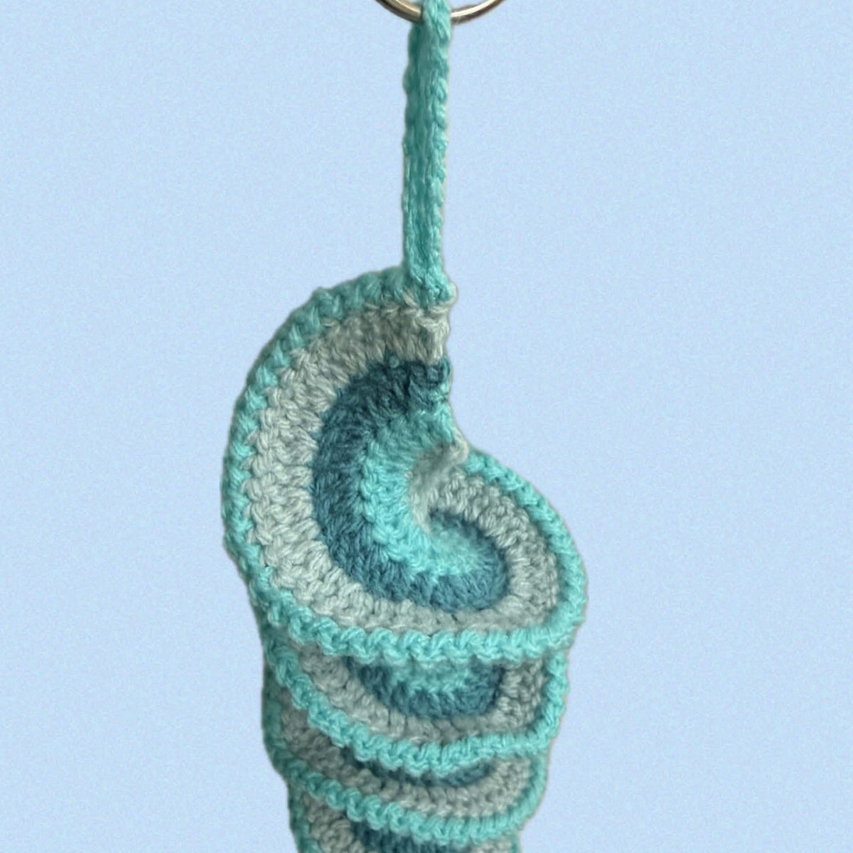 BEAKNITS- CROCHETED WHIRLY TWIRLER - Blues