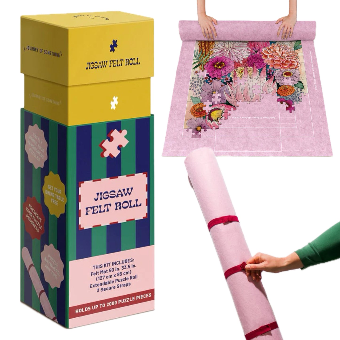 JOURNEY OF SOMETHING - Jigsaw Puzzle Felt Roll