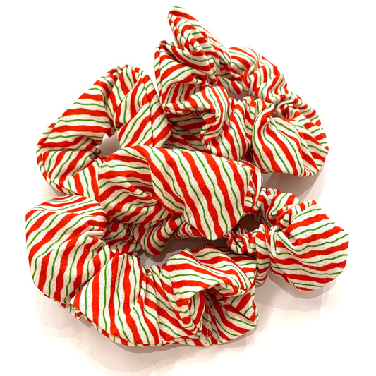 MAKIN' WHOOPEE - Regular “Candy Cane Stripes” SCRUNCHIE