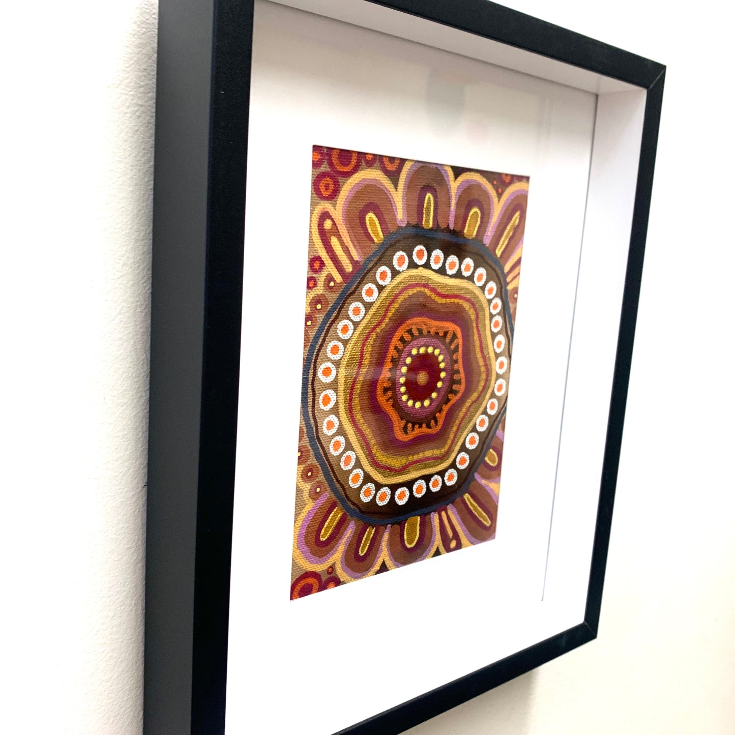 ART BY GAYLEE - Small Shadow Box Framed Original Painting #3