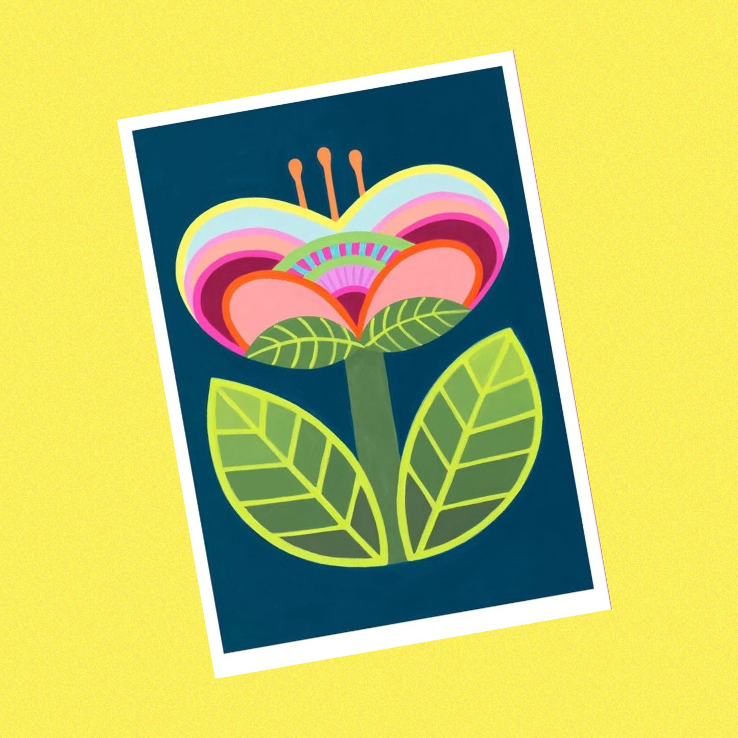 CLAIRE ISHINO- MEDIUM LIMITED EDITION A5 PRINTS- FLOWER BEFORE SLEEP