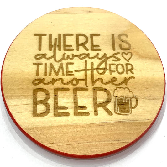 MADE IN CAIRNS- ALWAYS TIME FOR BEER- SINGLE COASTERS