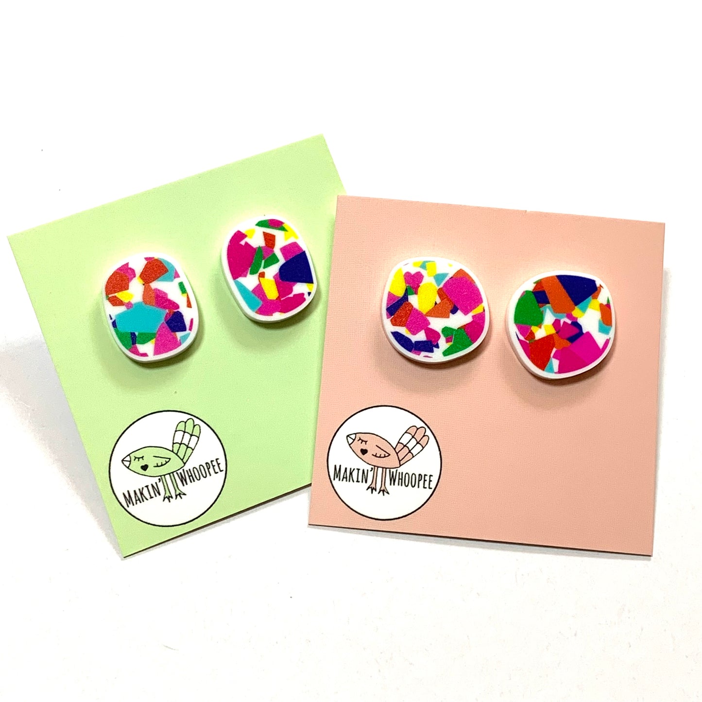 MAKIN' WHOOPEE - "Collage"- Chunky Studs- Squircles