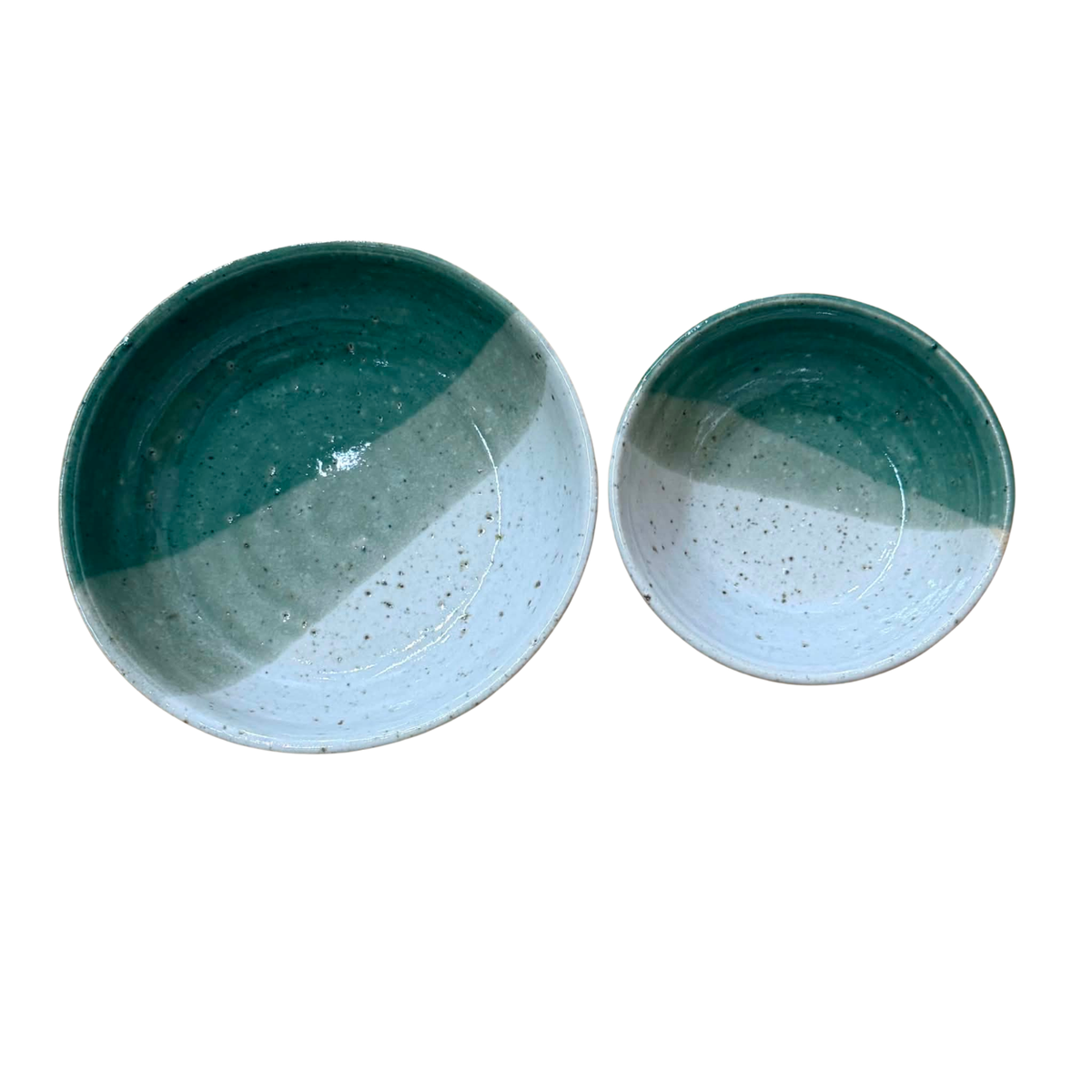 EARTH BY HAND- Hand Painted Tapas Bowl Set of 2.