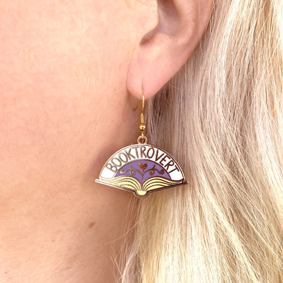 JUBLY-UMPH - "BOOKTROVERT" EARRINGS