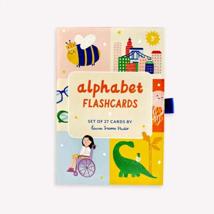 LAUREN SISSON STUDIO- A-Z Illustrated Alphabet Flashcards- Learning Tools