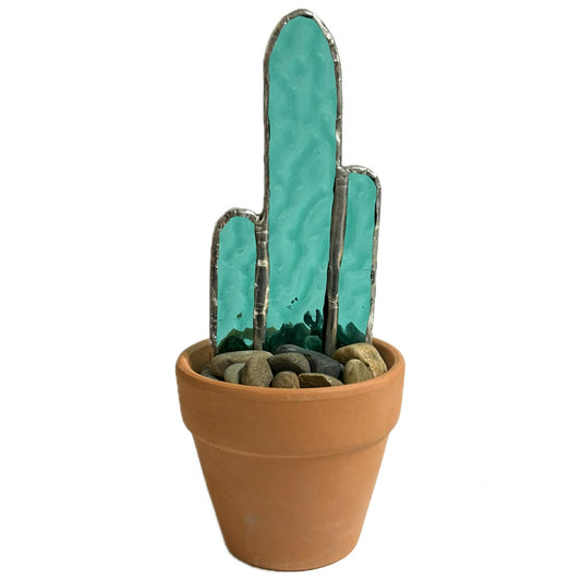 SWAN GLASS - SUCCULENT - STAINED GLASS ORNAMENT #4