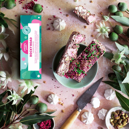 PEBBLY PATH- Christmas Rocky Road- Pavlova Parkway- 100g