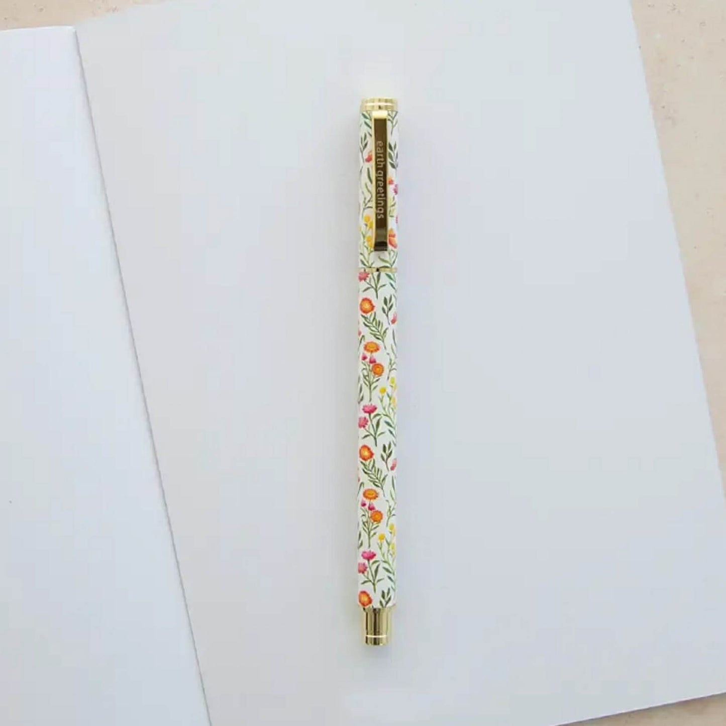 EARTH GREETINGS- Premium Refillable Metal Roller Pen - Everlasting Love - Negin Maddock