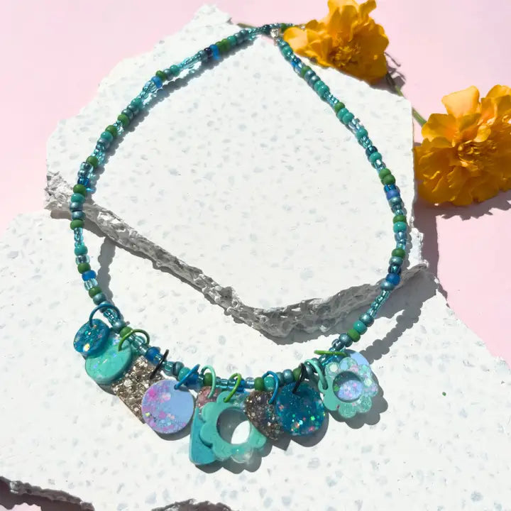 Isla & Marigold- Charm Necklace- Oceana