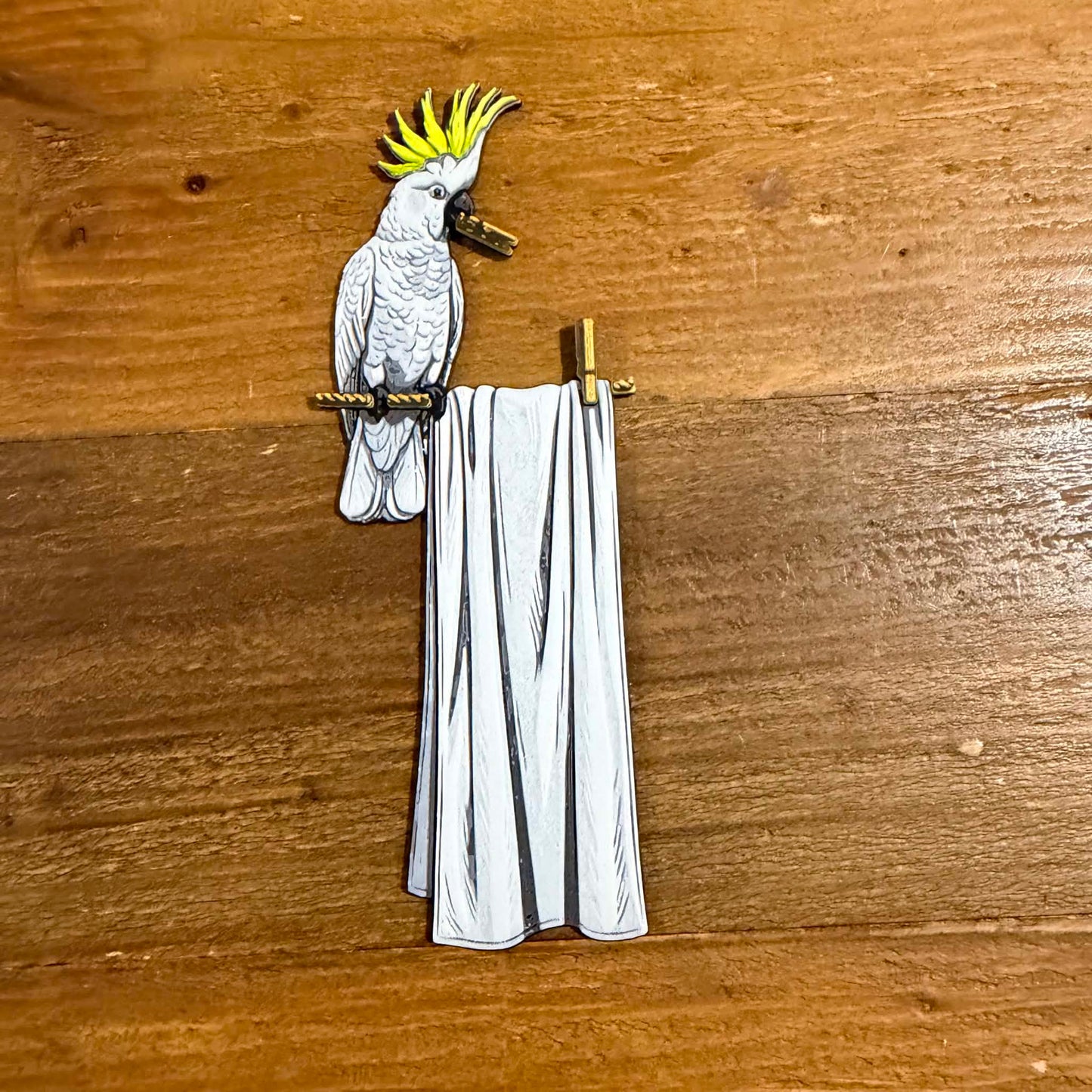 DWAYNSKI.3D - "Cockatoo" Urban Birds Bookmark