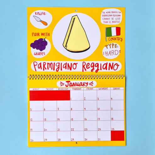 ABLE AND GAME -2026 CHEESE CALENDAR
