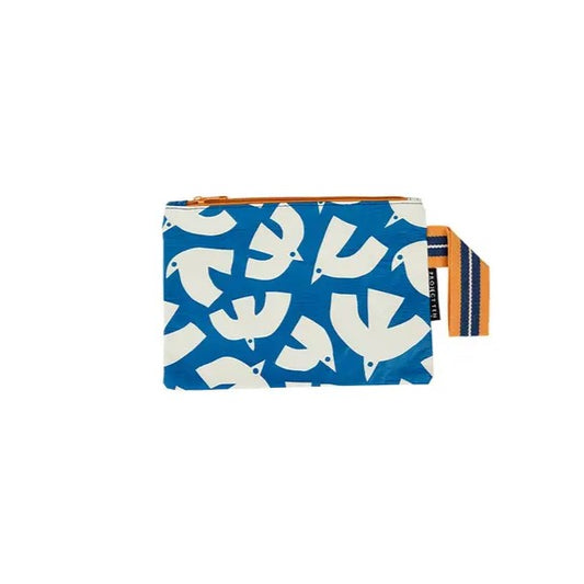 PROJECT TEN - "The Mini"- "Seagull" Small Zip Pouch