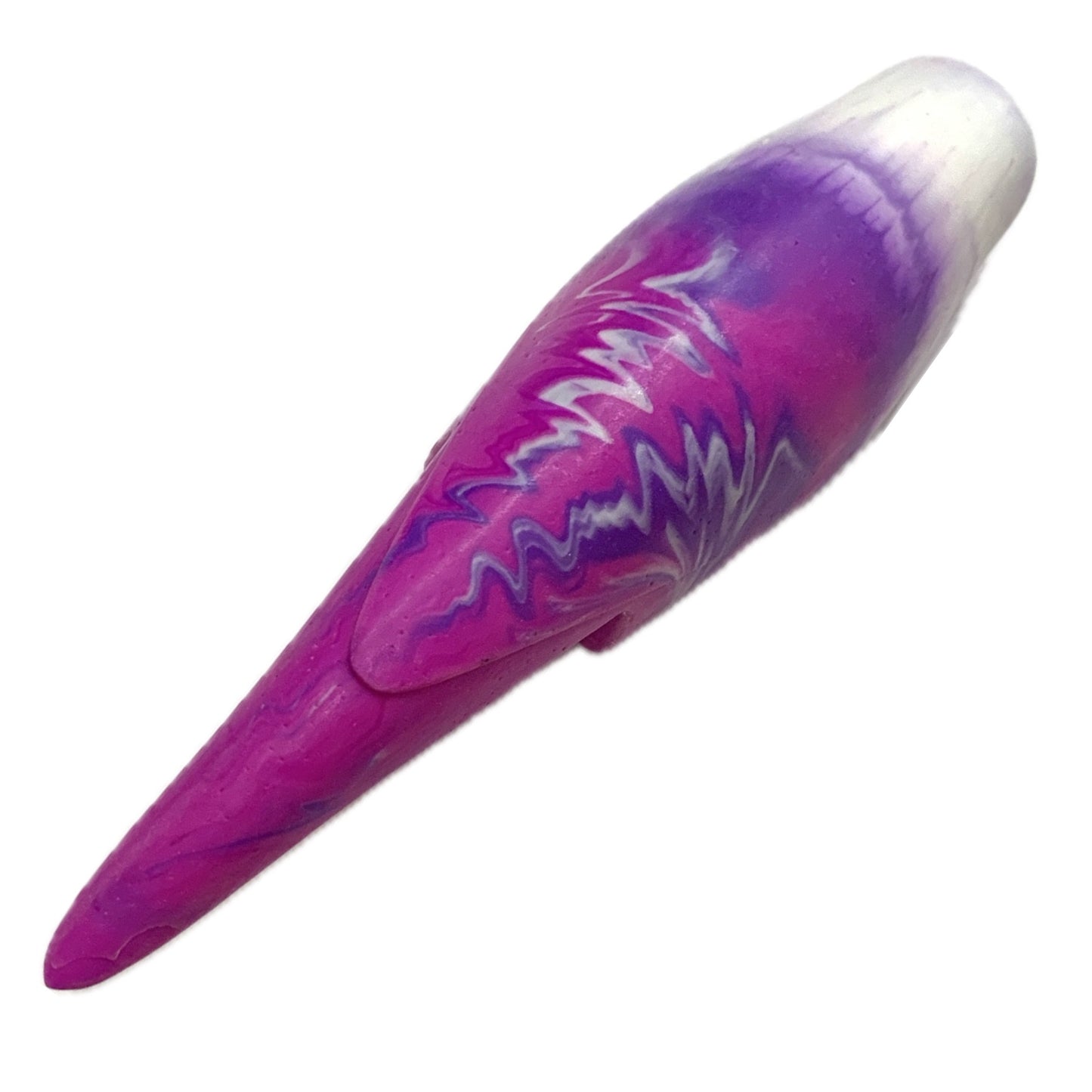 PETE CROMER - RESIN BUDGERIGAR #8 - Purple Swirl