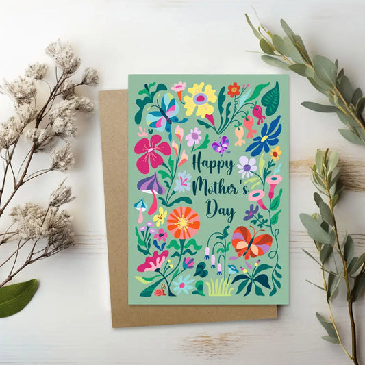 3 BIRDIES STUDIO- "Happy Mother's Day"- Greeting Card