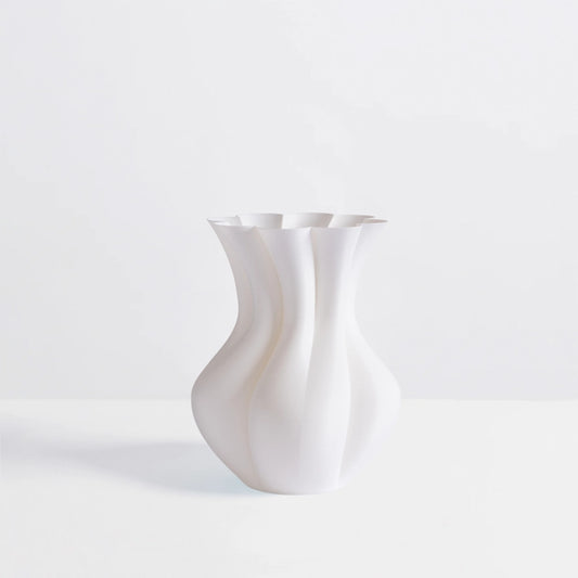 BELFI- Regular Eden Vase: White