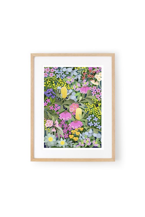 CLAIRE ISHINO- SMALL LIMITED EDITION A5 PRINTS- Australian Native Flora