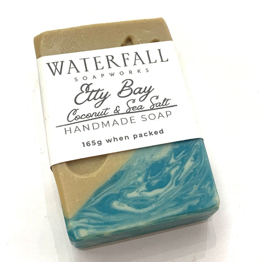 WATERFALL SOAPWORKS- Etty Bay Coconut & Sea Salt Handmade Soap