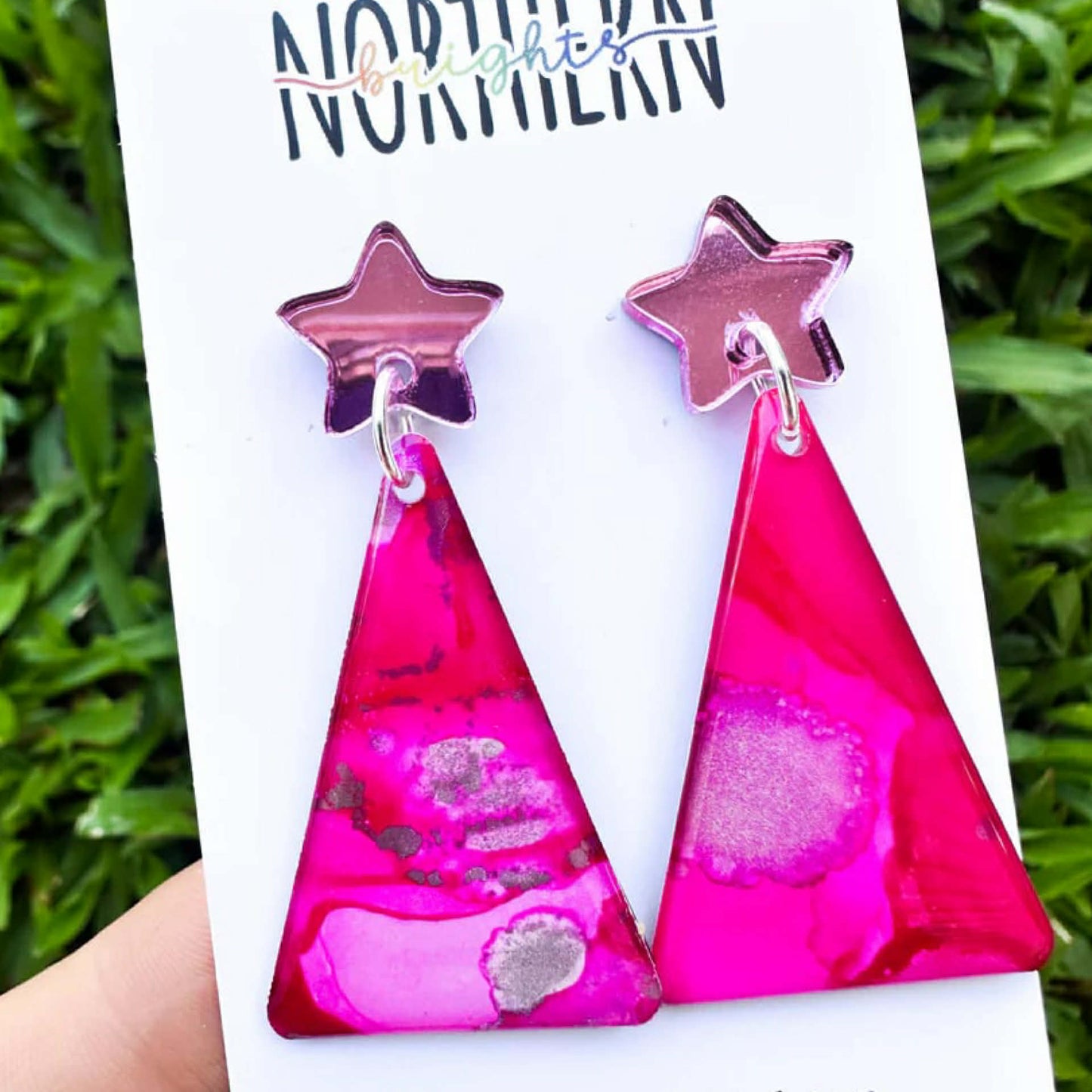 Northern Brights - Christmas Tree Pink - Dangles