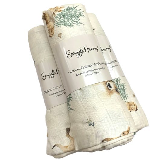 Snuggle Hunny- Kanga Organic Muslin Wrap