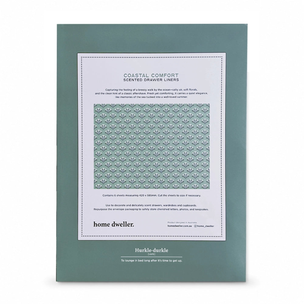 HOME DWELLER - Scented Drawer Liners - Coastal Comfort