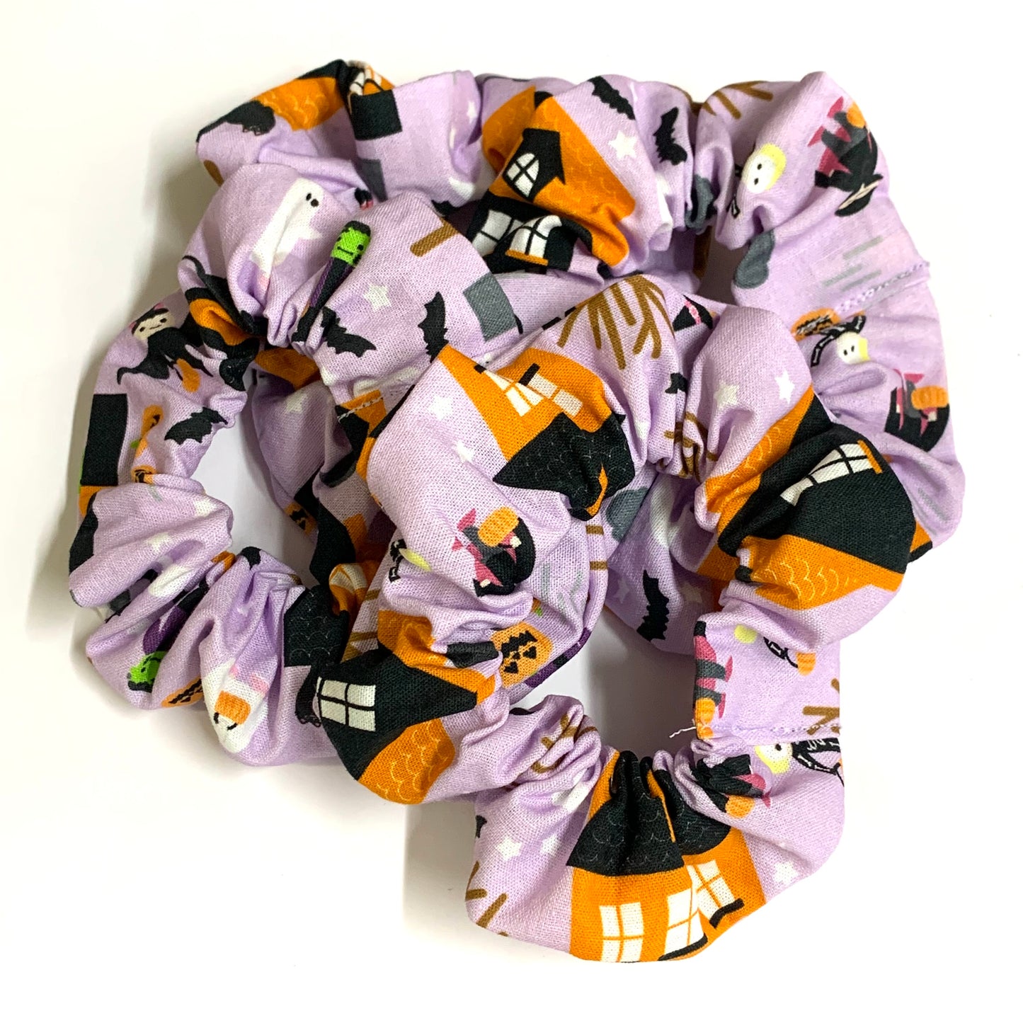 MUMMA WHOOPEE - "Trick or Treat" Halloween Regular Scrunchies
