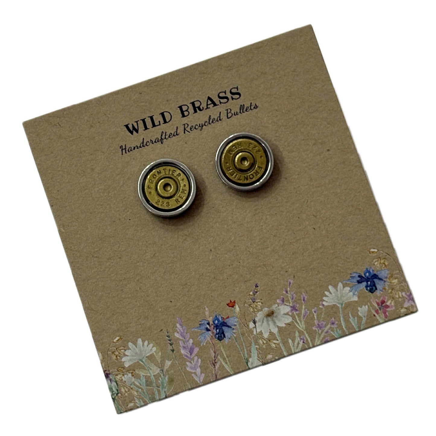 WILD BRASS- Medium Studs- Brass Primer