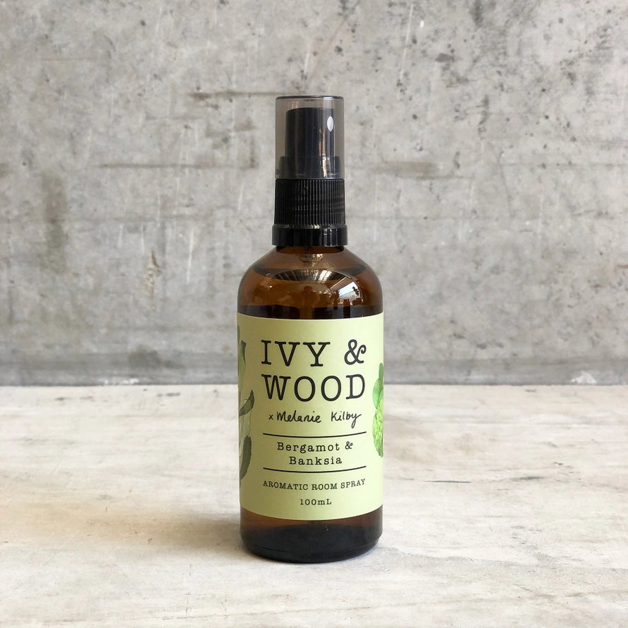 IVY & WOOD - Australiana Collection: Bergamot & Banksia Room Spray