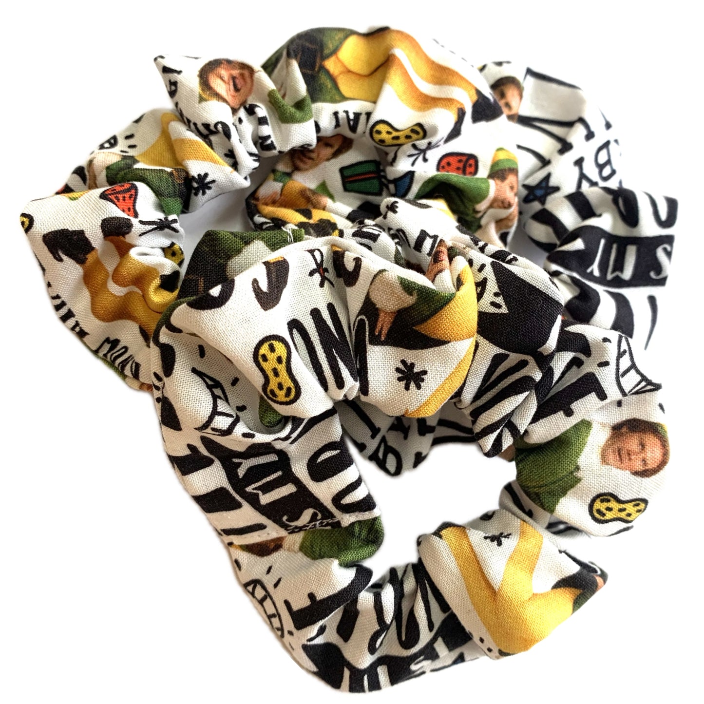 MUMMA WHOOPEE - Regular "Buddy the Elf"- Christmas Scrunchies