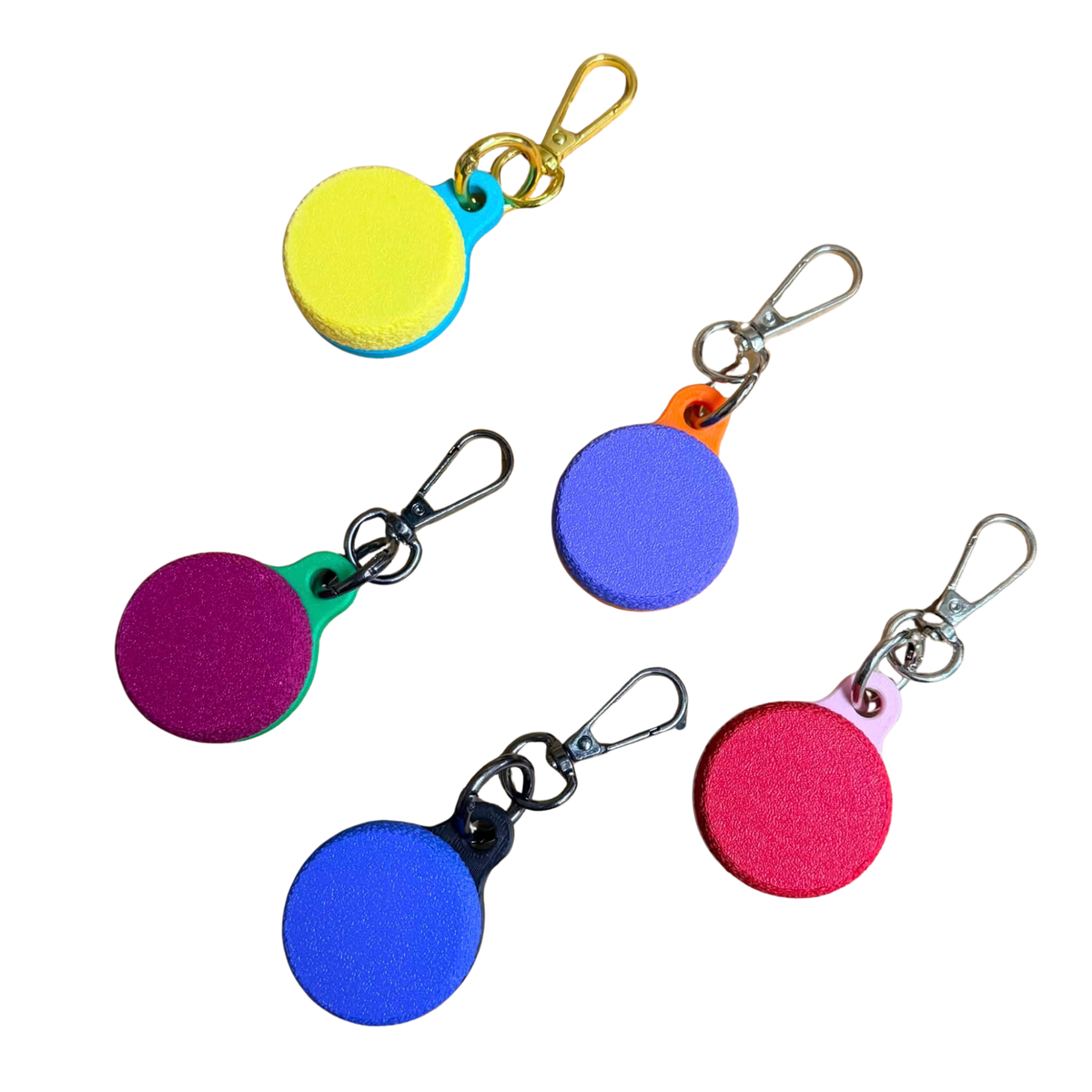 DWAYNSKI.3D - Pink/Red - Ring Holder Keychain