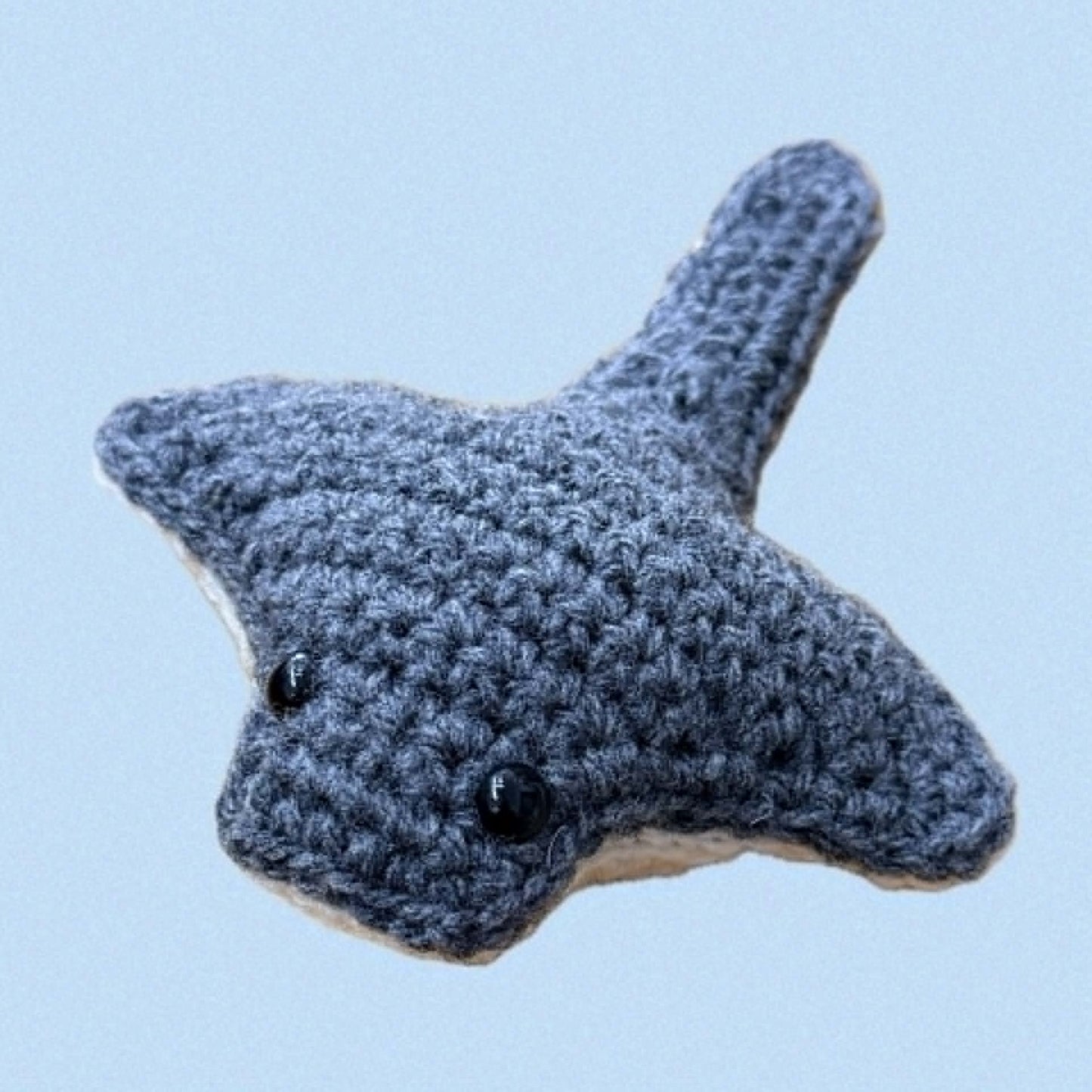 BEAKNITS- CROCHETED RAYS - dark grey